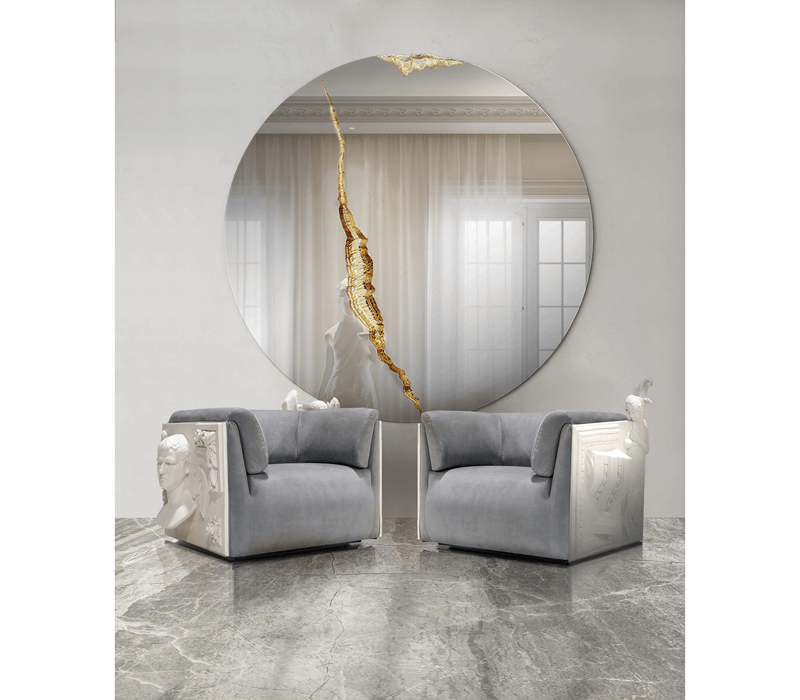 Lumiere Round II Mirror mobile image 4