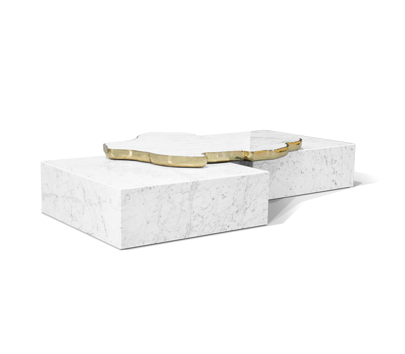 Navarra Carrara Center Table mobile image 2