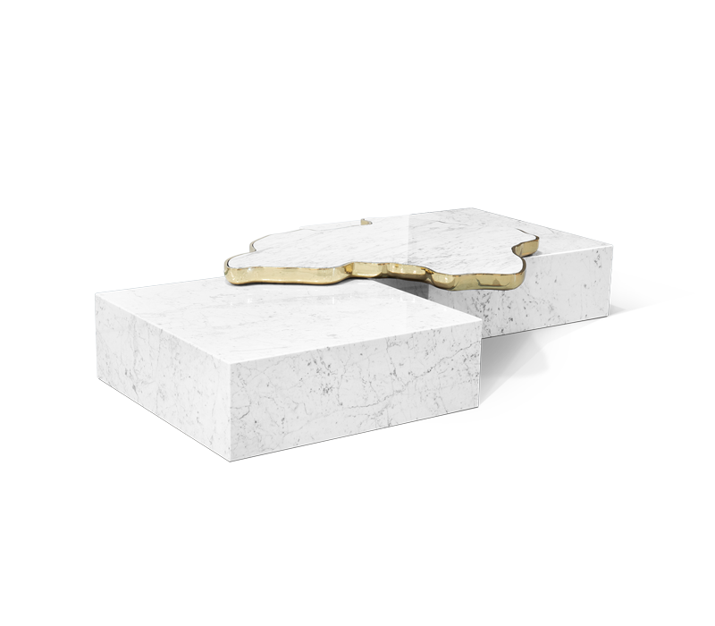 Navarra Carrara Center Table mobile image 3