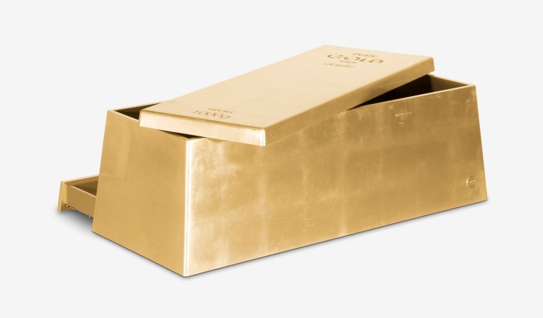 gold toy box