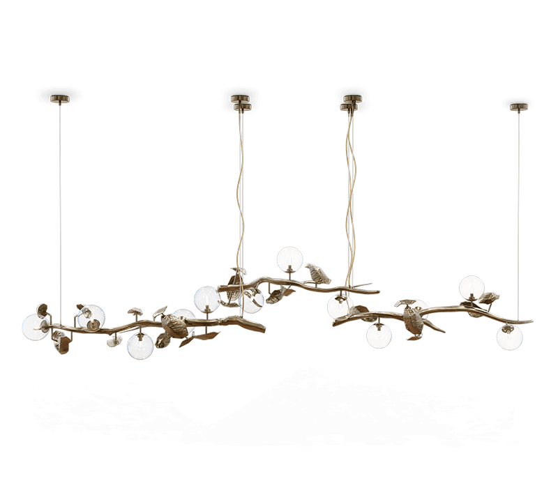 Hera Patina Suspension Lamp mobile image 1