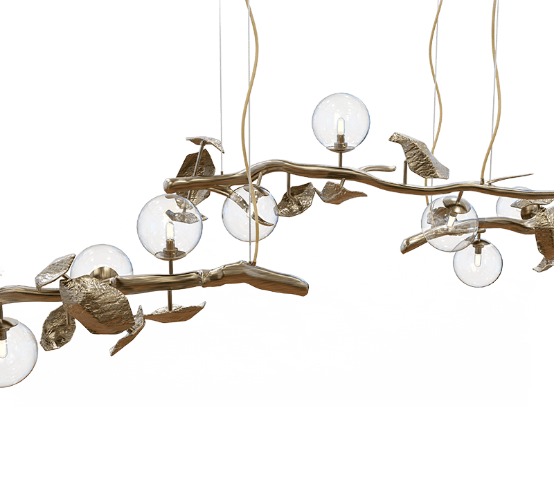 Hera Patina Suspension Lamp mobile image 3