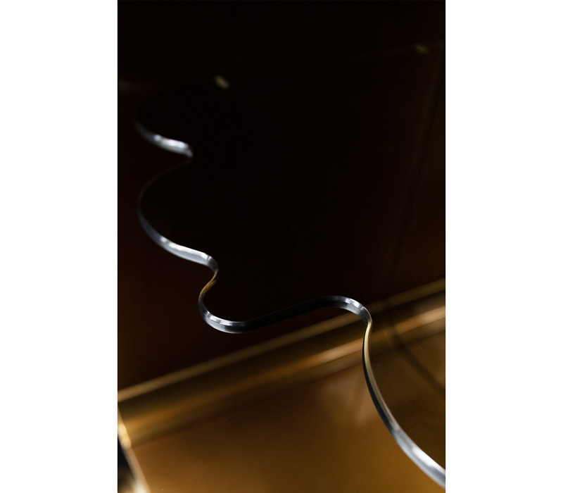 Oblong Gold Cabinet mobile image 11