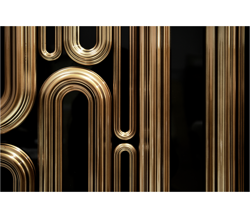 Oblong Gold Cabinet mobile image 13