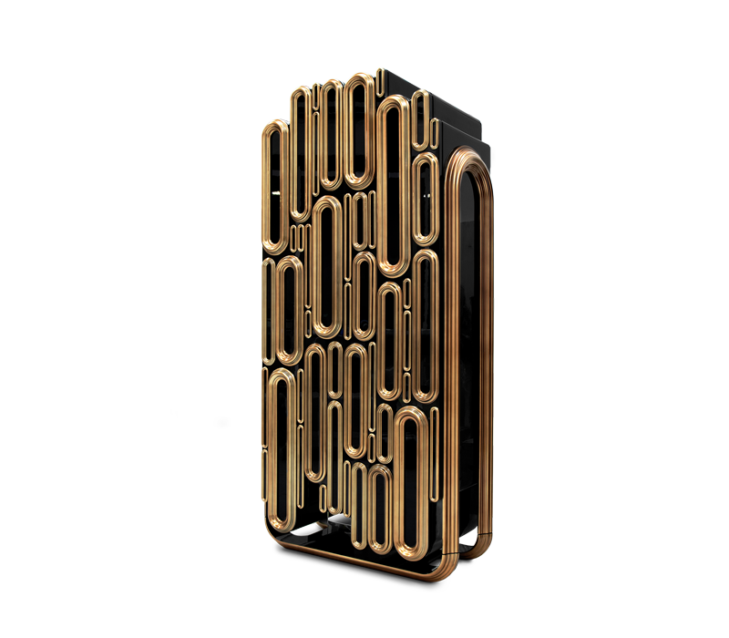Oblong Gold Cabinet mobile image 4