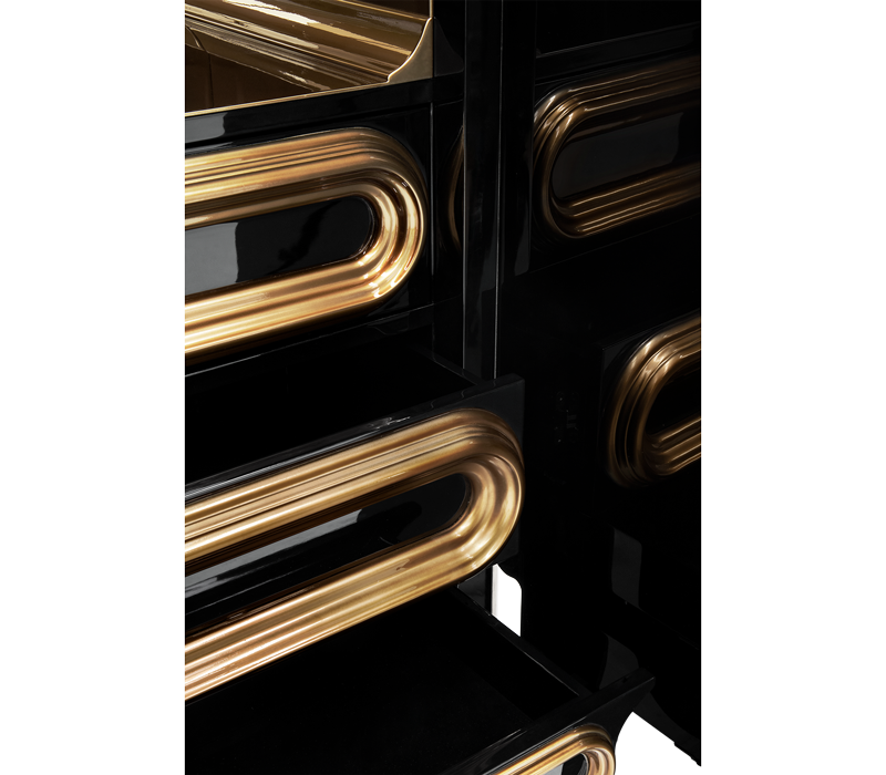 Oblong Gold Cabinet mobile image 9