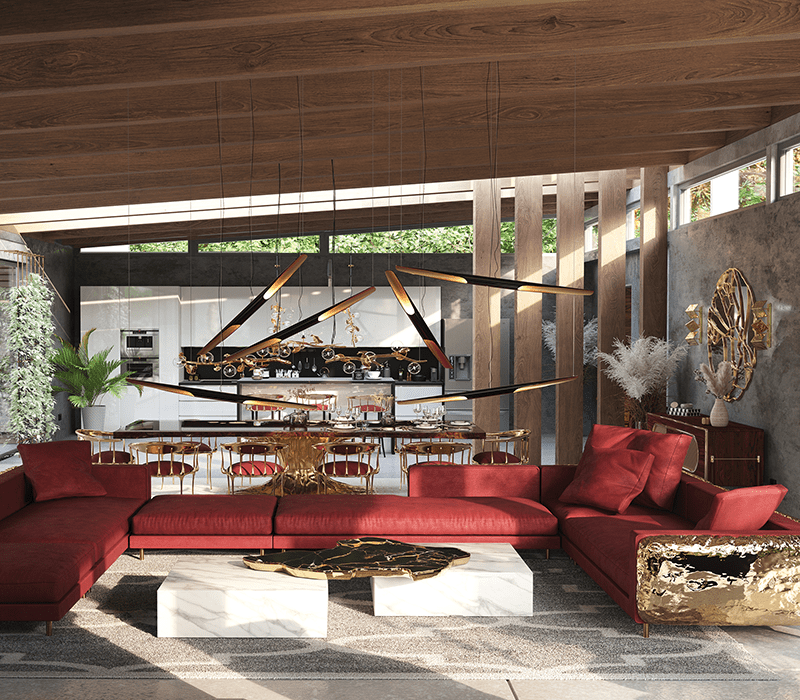 Navarra Black White Center Table mobile image 13