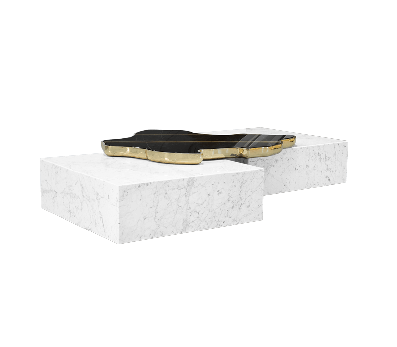 Navarra Black White Center Table mobile image 2