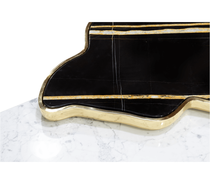 Navarra Black White Center Table mobile image 6