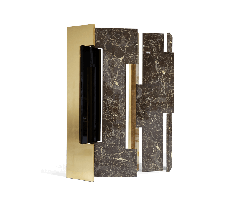 Avenue Faux-marble Folding Screen mobile image 2
