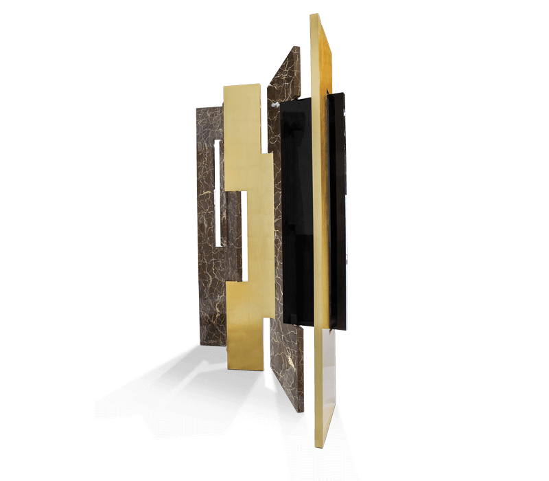 Avenue Faux-marble Folding Screen mobile image 5