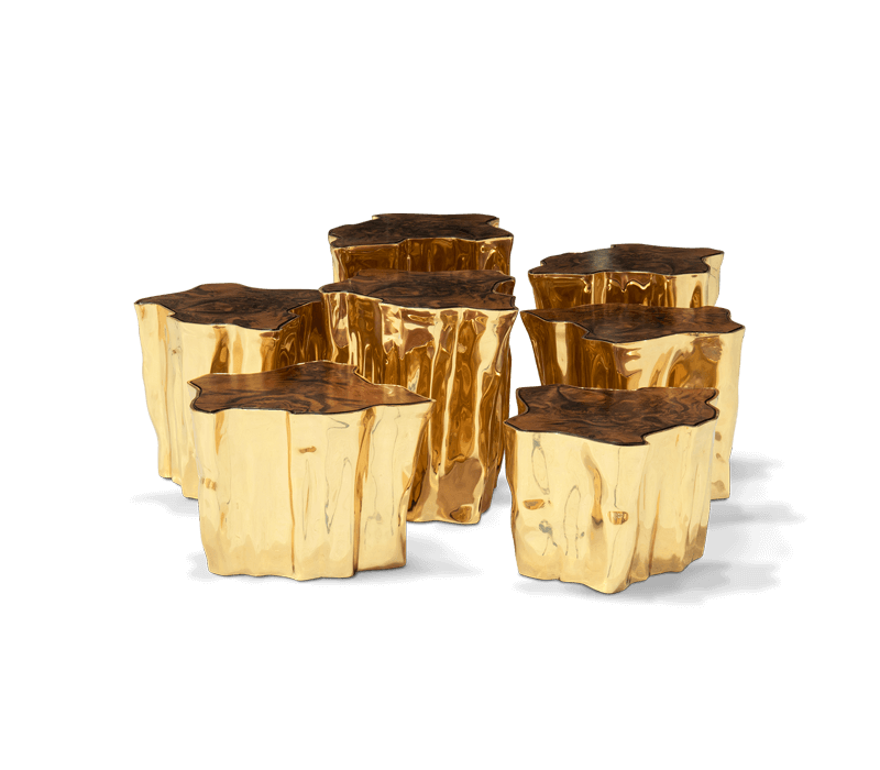 Eden Series Walnut Center Table mobile image 1