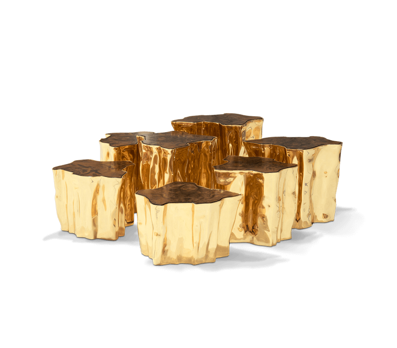 Eden Series Walnut Center Table mobile image 2