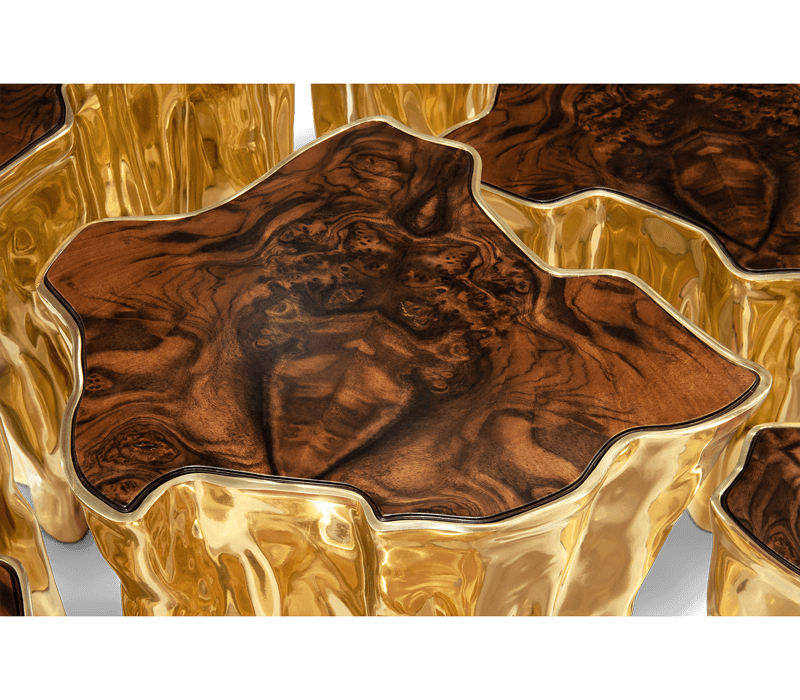 Eden Series Walnut Center Table mobile image 6