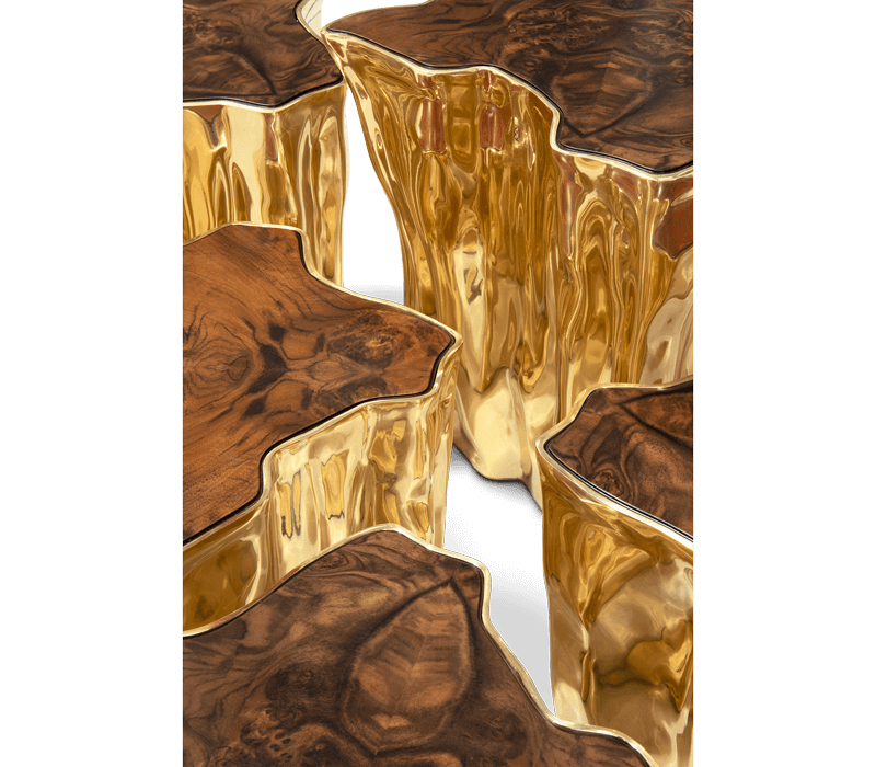 Eden Series Walnut Center Table mobile image 8