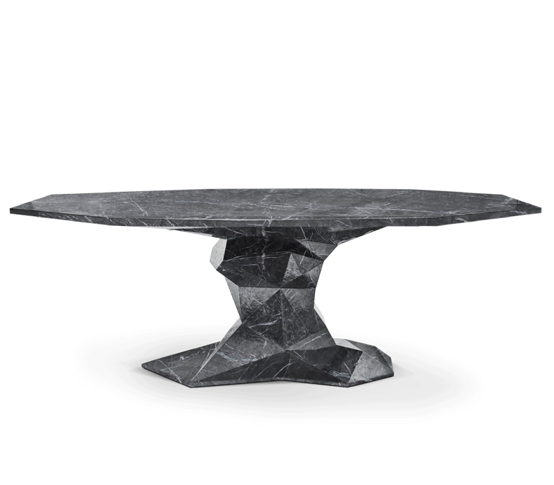 Bonsai Faux-marble Dining Table mobile image 1