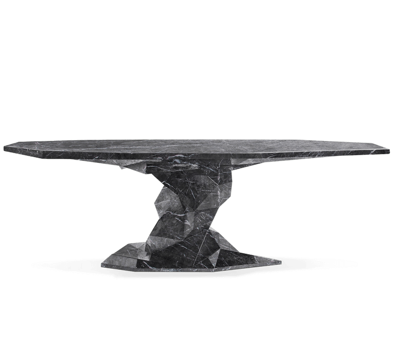 Bonsai Faux-marble Dining Table mobile image 2