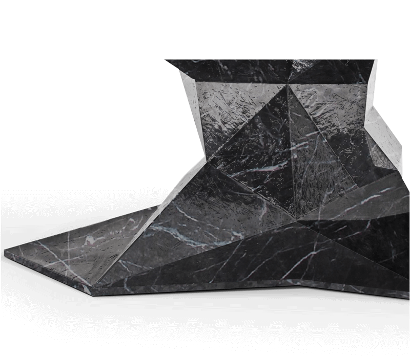 Bonsai Faux-marble Dining Table mobile image 3