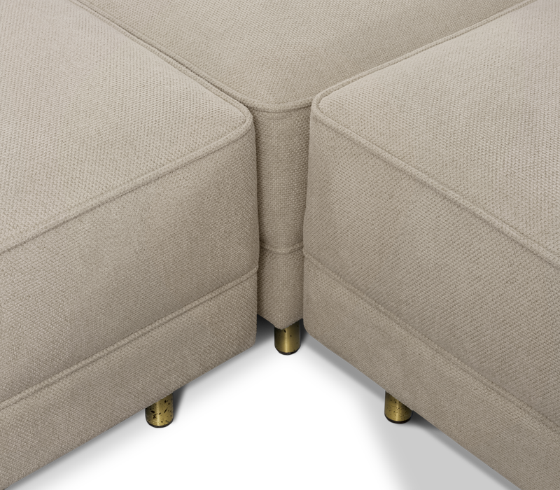 Imperfectio Cream Modular Sofa mobile image 6
