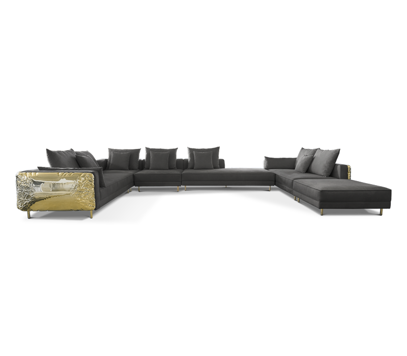 Imperfectio Black Modular Sofa mobile image 1
