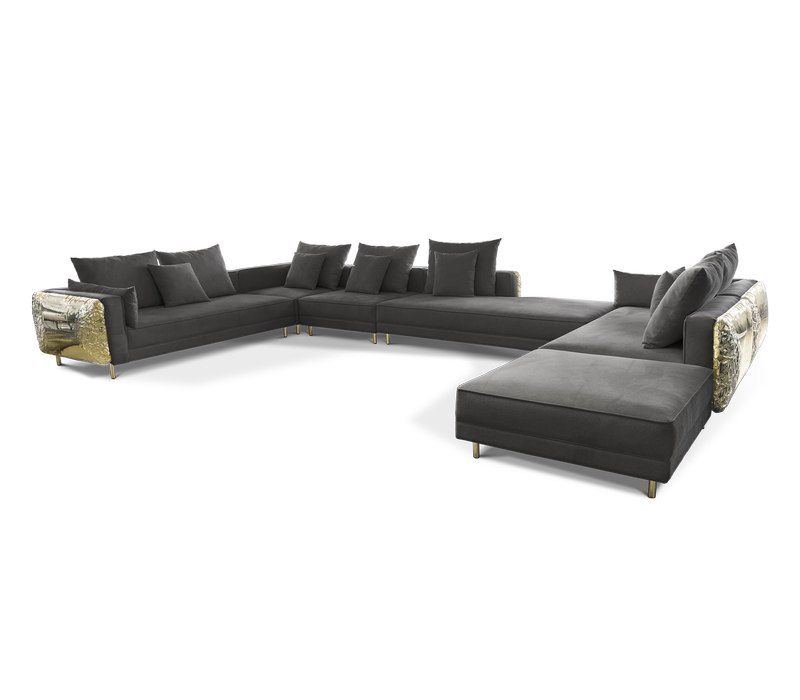 Imperfectio Black Modular Sofa mobile image 2