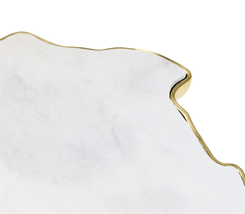 Monet XL Carrara Side Table mobile image 3