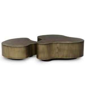 wave big patina walnut