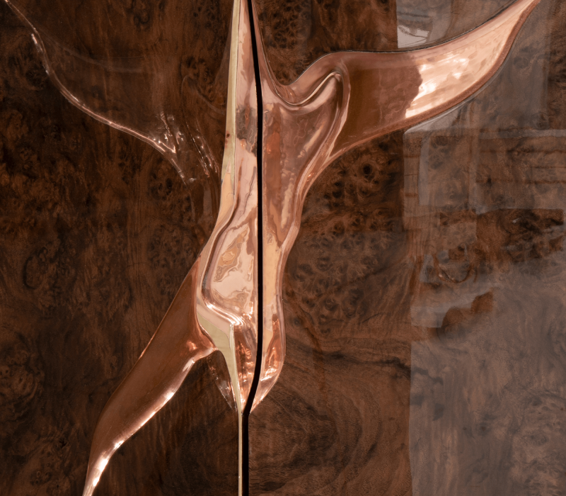 Lapiaz Rose Gold Sideboard mobile image 11