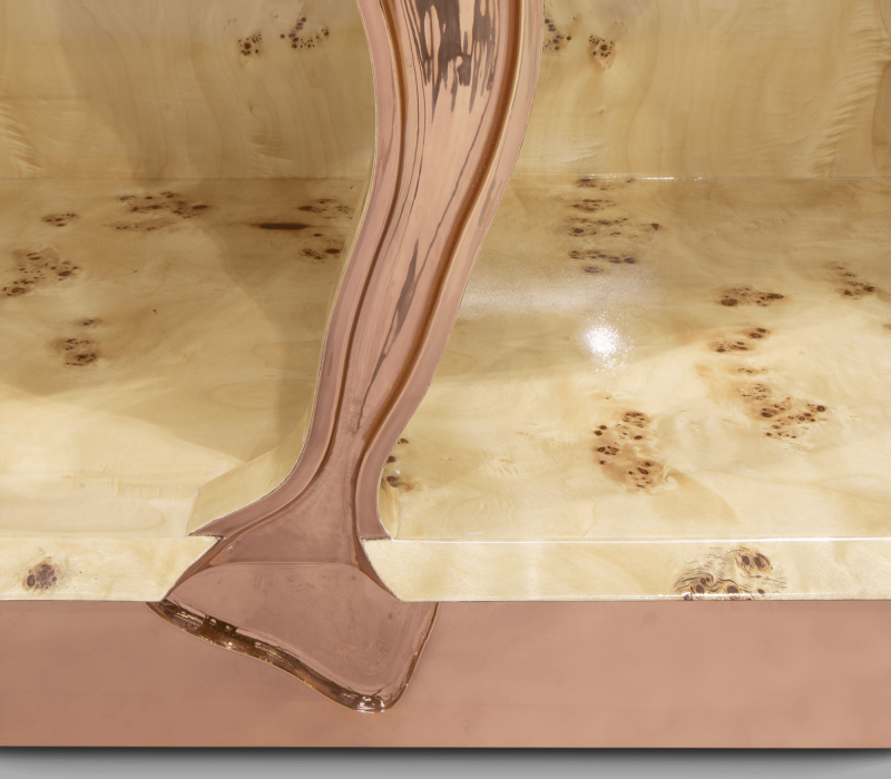 Lapiaz Rose Gold Sideboard mobile image 9