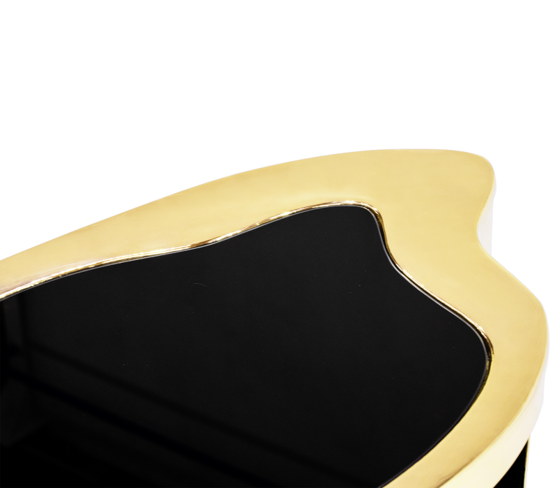 Wave Big Gold Nightstand mobile image 7