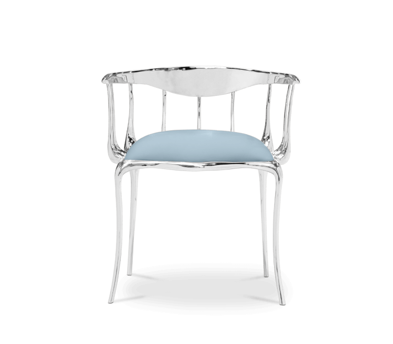 N11 Silver Chair mobile image 1