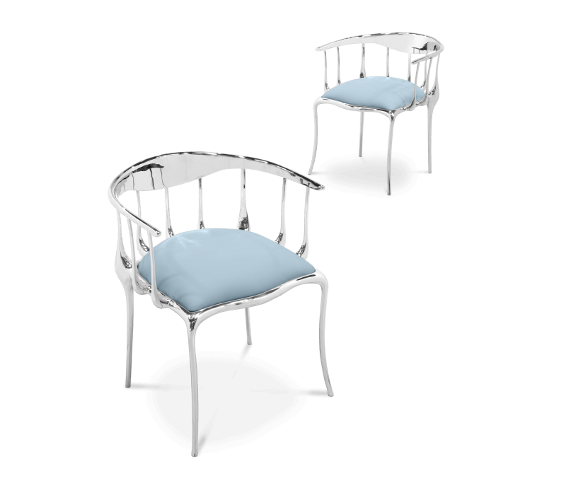 N11 Silver Chair mobile image 10