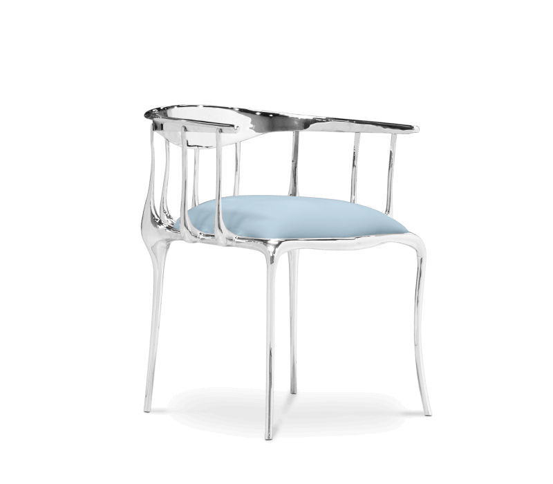 N11 Silver Chair mobile image 5