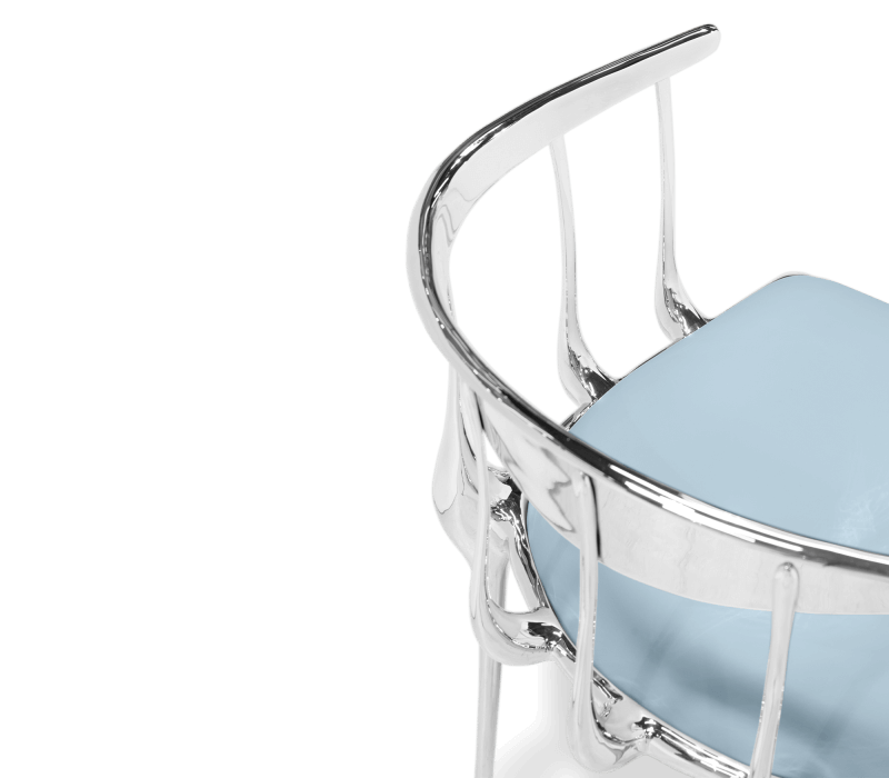 N11 Silver Chair mobile image 6