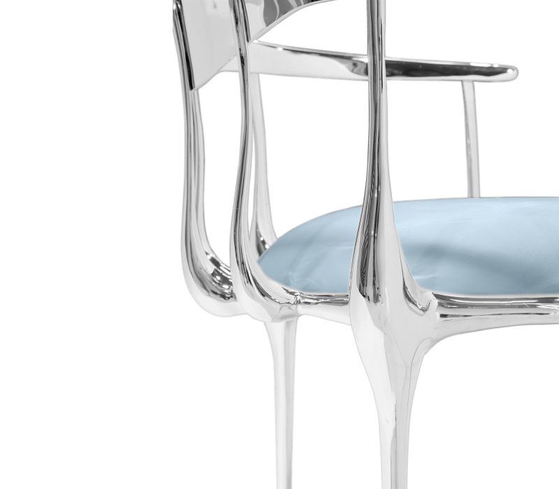 N11 Silver Chair mobile image 8