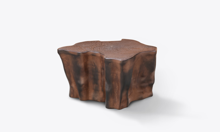 eden ceramic dark brown small