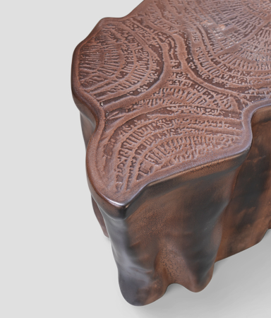 eden ceramic dark brown small