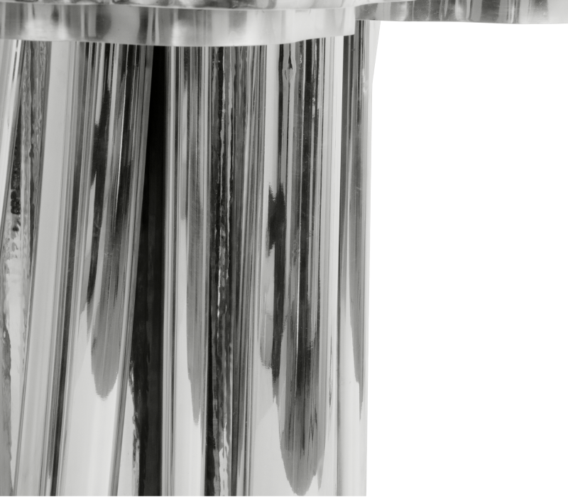 Fortuna Silver Dining Table mobile image 4