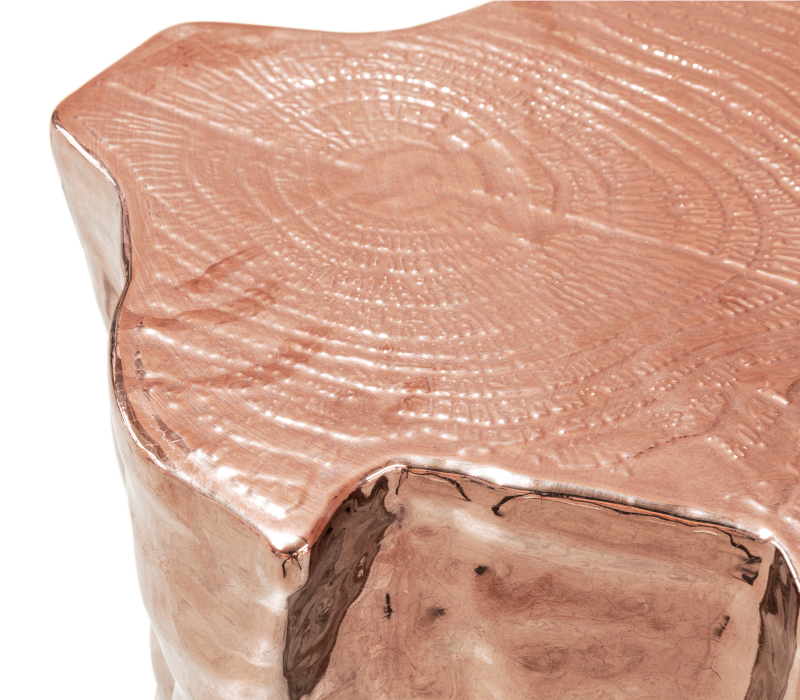 Eden Ceramic Copper Big Side Table mobile image 8