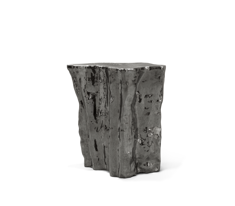 Eden Ceramic Black Big Side Table mobile image 1