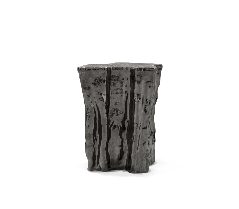 Eden Ceramic Black Big Side Table mobile image 2
