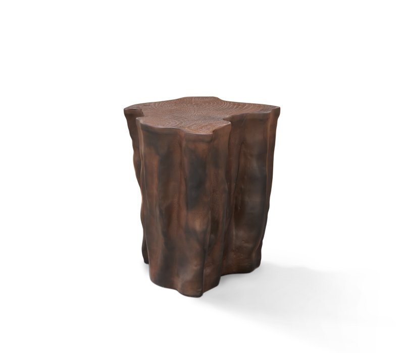 Eden Ceramic Dark Brown Big Side Table mobile image 4