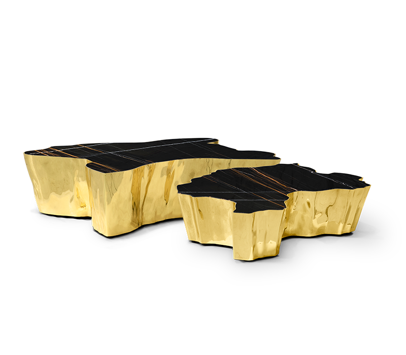 Eden Black Marble Center Table mobile image 1