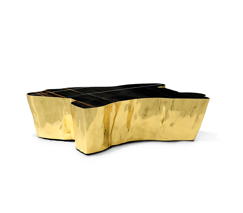 Eden Black Marble Center Table mobile image 5