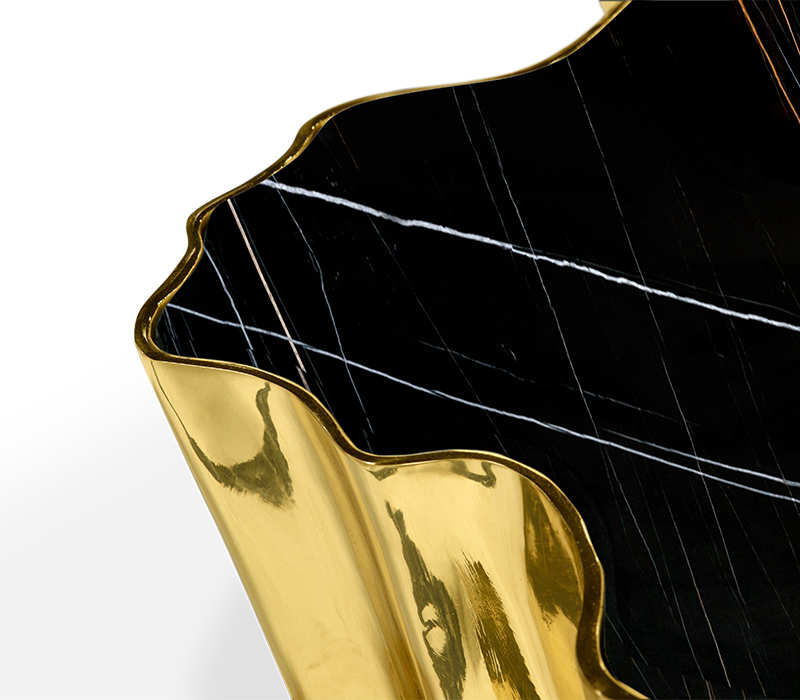 Eden Black Marble Center Table mobile image 8