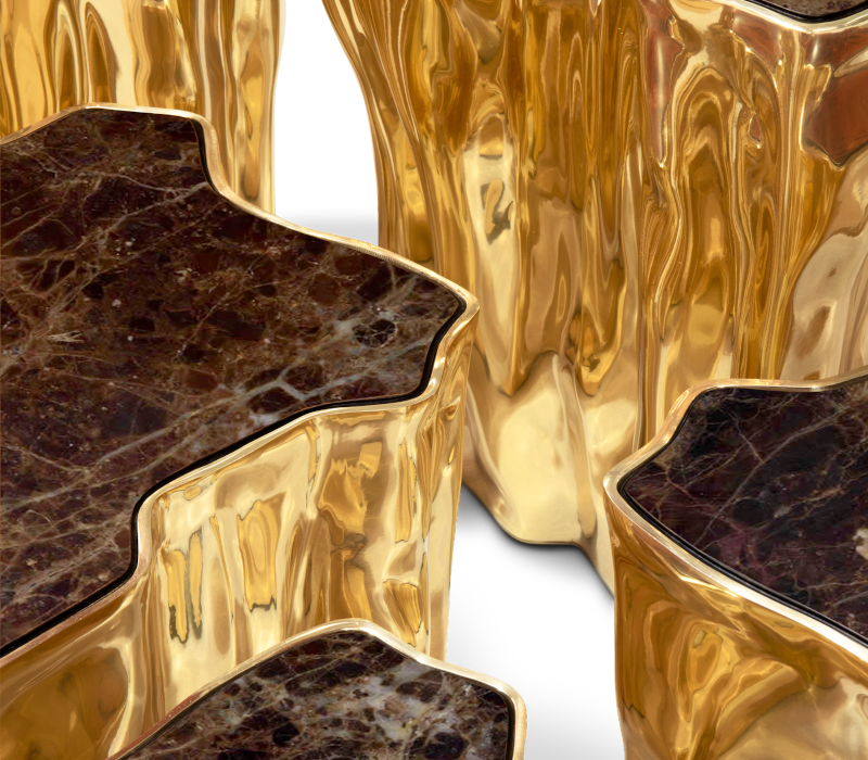 Eden Series Brown Center Table mobile image 8
