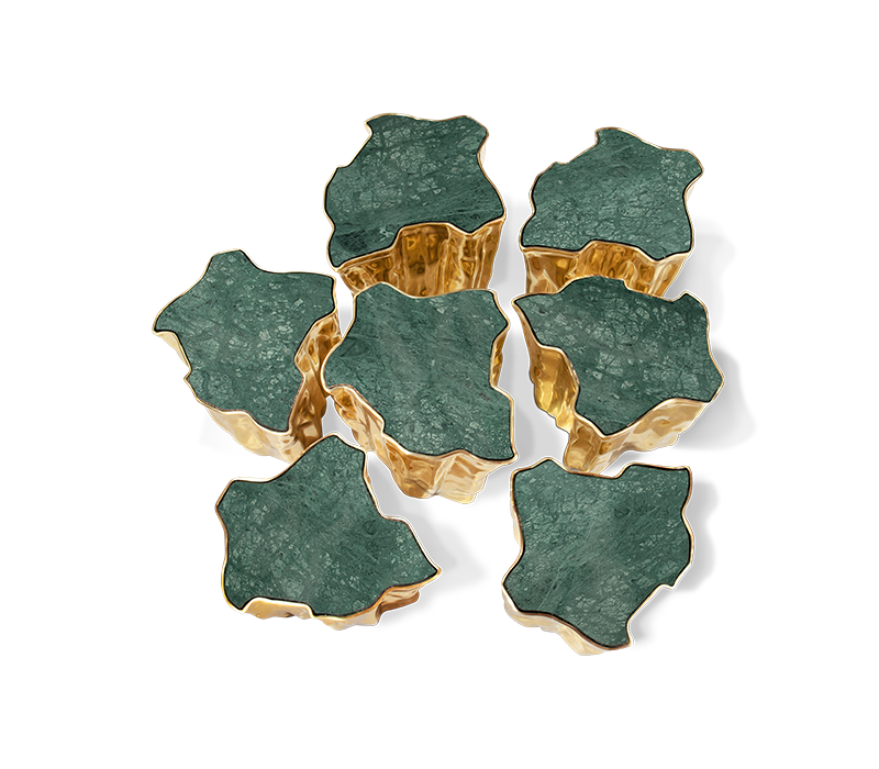 Eden Series Green Center Table mobile image 2