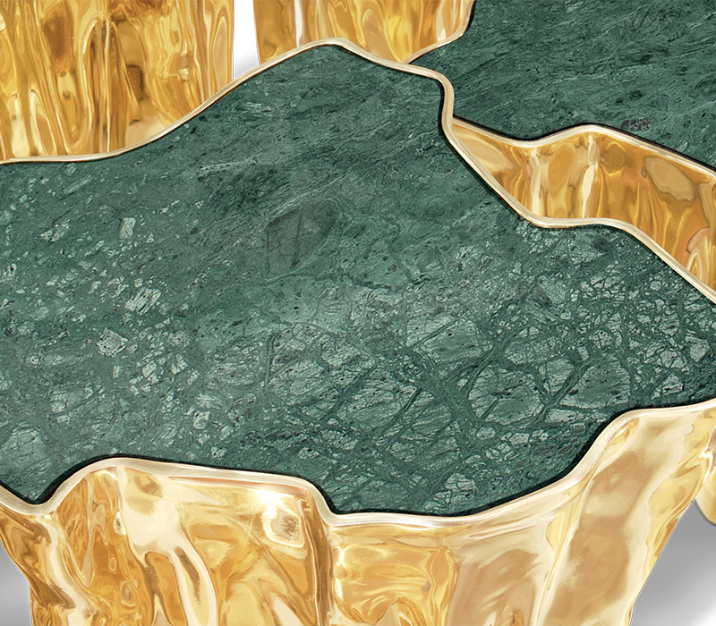Eden Series Green Center Table mobile image 5