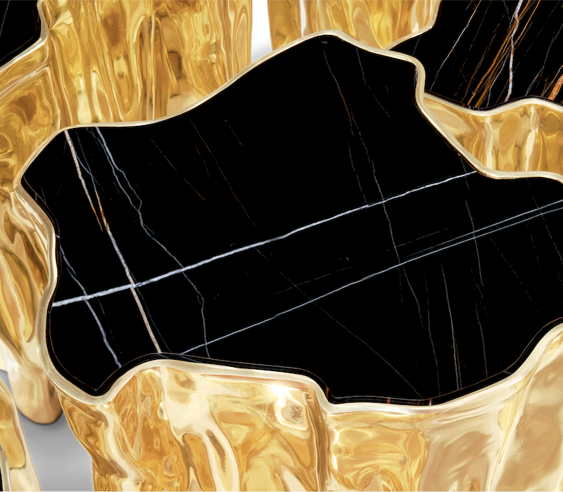 Eden Series Black Center Table mobile image 5