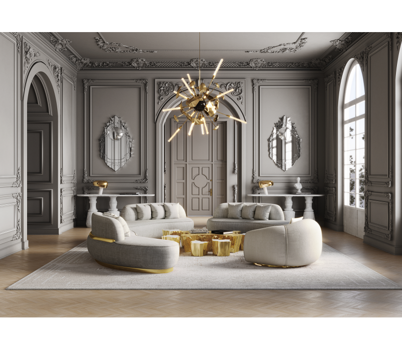 Eden Series White Center Table mobile image 6